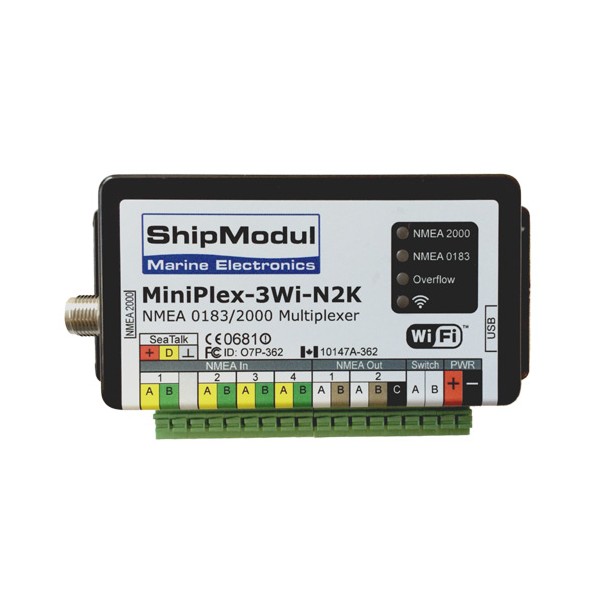 Miniplex-3Wi - Multiplexeur wifi NMEA 0183/2000