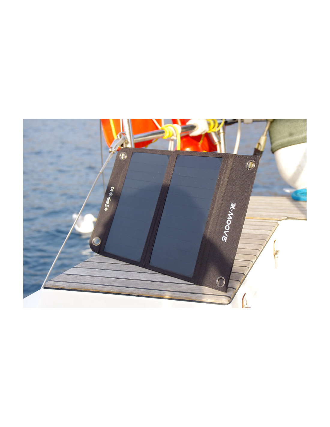 Panneau solaire 12W avec batterie intégrée