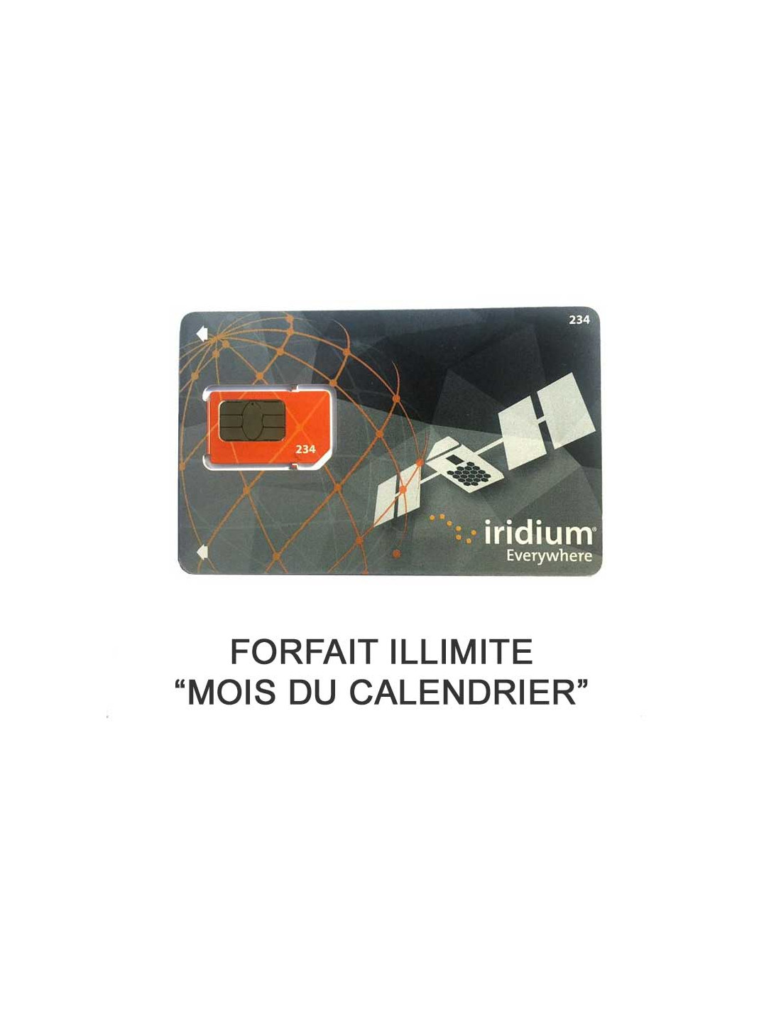 Forfait Iridium Go Unlimited "mois calendrier"