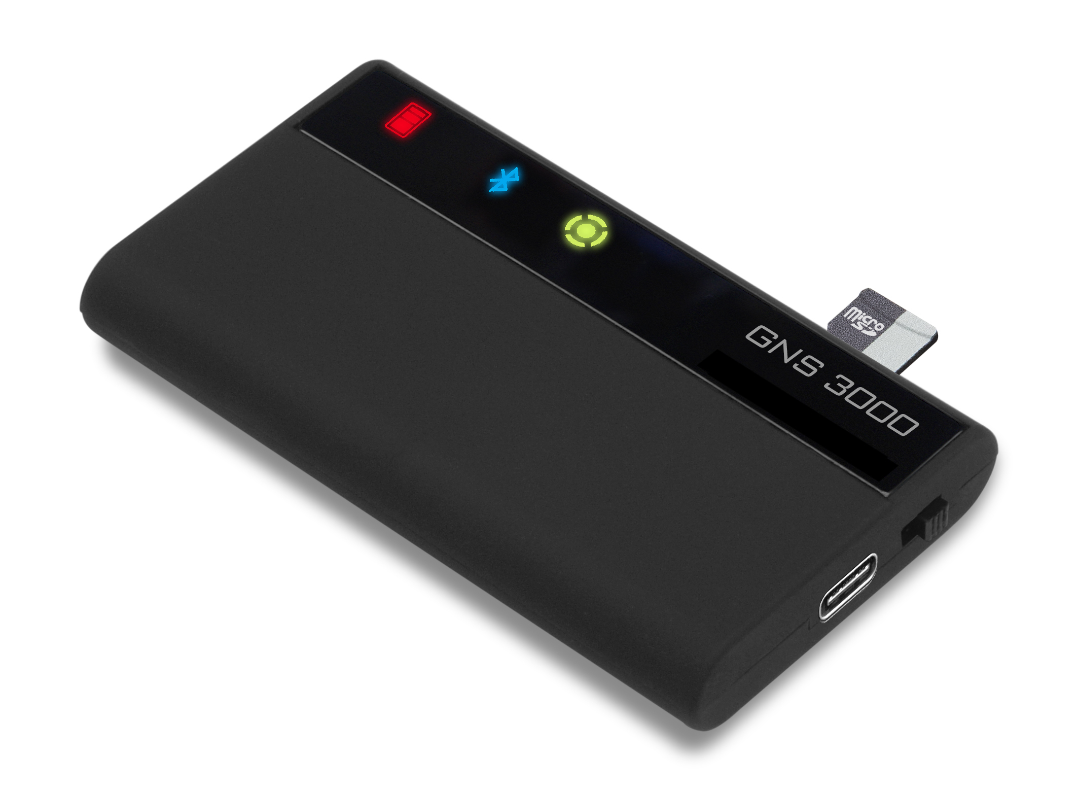 GNS GNS 2000 Récepteur Bluetooth GPS/GLONASS pour iPhone / iPad / iPod avec enregistreur et Chargeur Allume-Cigare de Voiture 