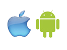Apple-Android logos